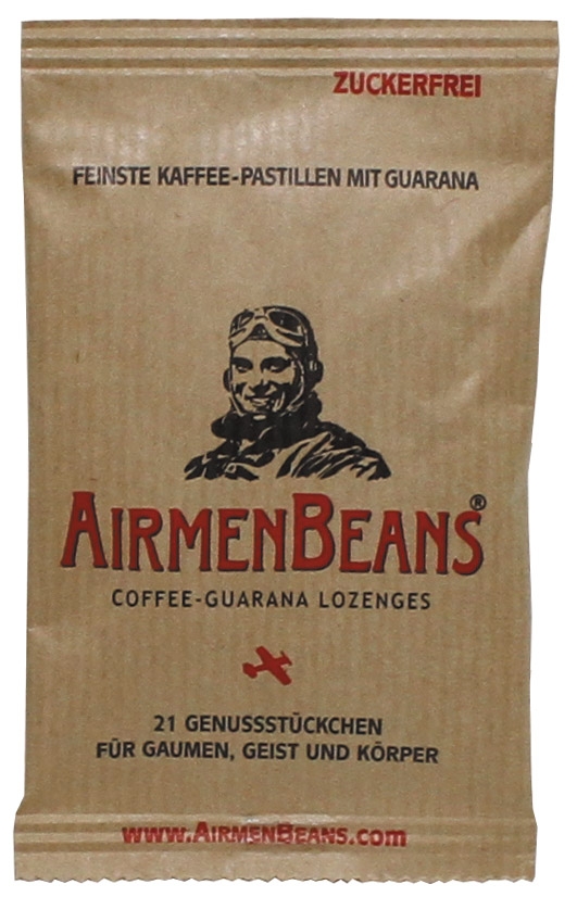 AirmenBeans Kaffee Guarana Pastillen